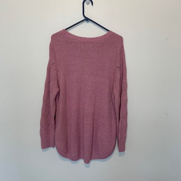 ๐ฑ 5 for $10. SONOMA ROUND NECK PINK SWEATER SIZE XXL - Picture 3 of 5